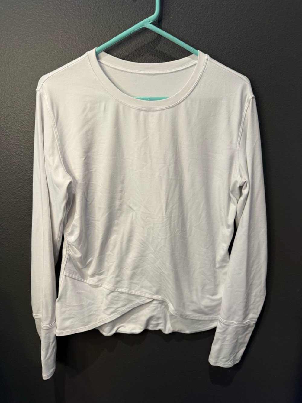 lululemon athletica White Long-Sleeve Crewneck Top